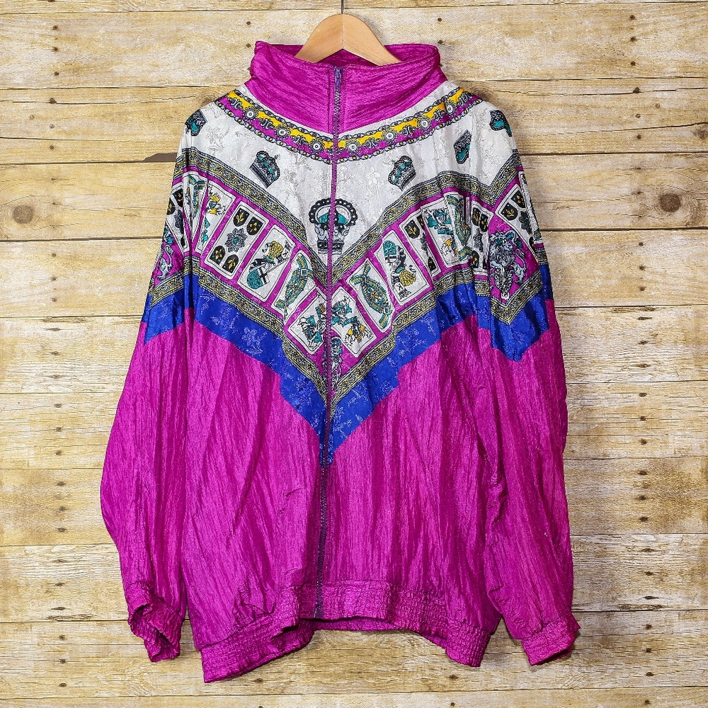 Vintage Vibrant Windbreaker - Picture 1 of 4